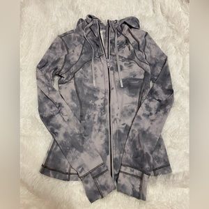 NWOT Lululemon Diamond Dye Stargaze Pitch Gray Hooded Nulu Define BBL Jacket 6